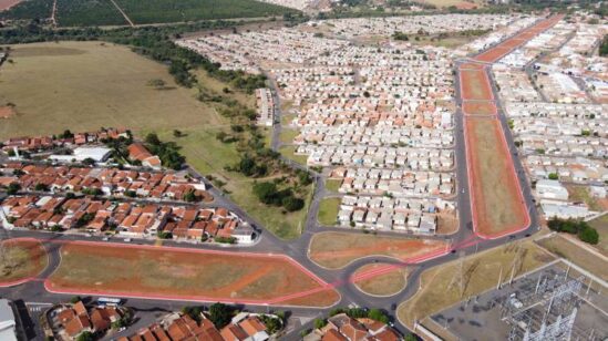 bairros Morada Verde, Harmonia, Vida Nova Olímpia, Viva Olímpia, Santa Fé e Campo Belo, na região leste