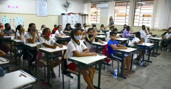 Alunos rede pública Olímpia