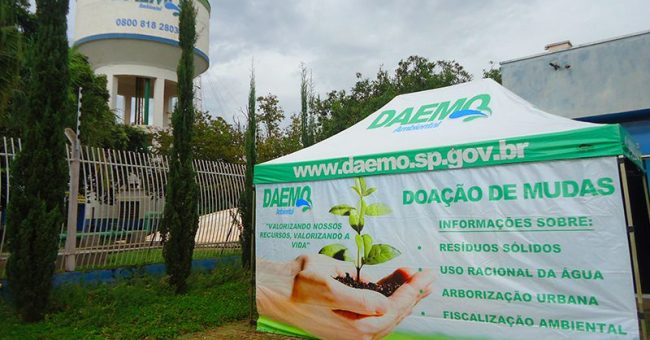 Tenda Daemo Doações de Mudas