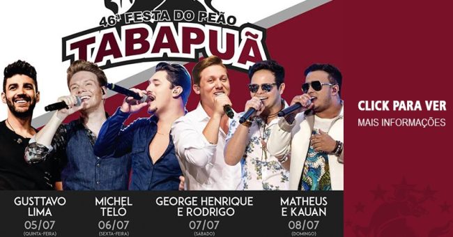 festa do peão de tabapuã