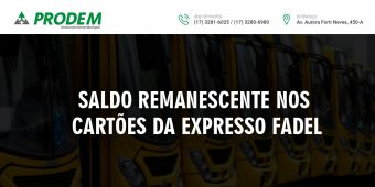 Prodem - Cartão transporte