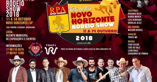 Evento de MotoCross será realizado no Recinto de Rodeio - Prefeitura de  Novo Horizonte